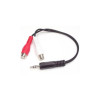 Startech MUMFRCA 6IN STEREO HEADPHONE JACK 3.5MM MALE TO 2X RCA FEMALE