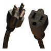 Eaton P024-003 POWER CABLE - NEMA 5-15P - MALE LEFT GENDER - POWER NEMA 5-15R - FEMALE RIGHT GE