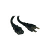 EATON TRIPP LITE SERIES CONNECTIVIT P006-001 1FT COMPUTER POWER CORD 18AWG 10A 125V 5-15P TO C13