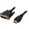 Startech HDDVIMM3 3FT HDMI TO DVI ADAPTER CABLE HDMI TO DVI-D M/M VIDEO CONVERTER