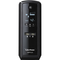 Cyber Power CP1500PFCLCDTAA 1500VA/900W PURE SINE WAVE NEMA 5-15P 5FT CORD 10 NEMA 5-15R
