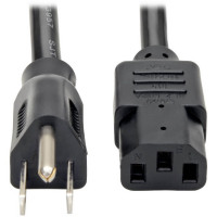EATON TRIPP LITE SERIES CONNECTIVIT P007-003 3FT COMPUTER POWER CORD 14AWG 15A 125V 5-15P TO C13 HEAVY DUTY