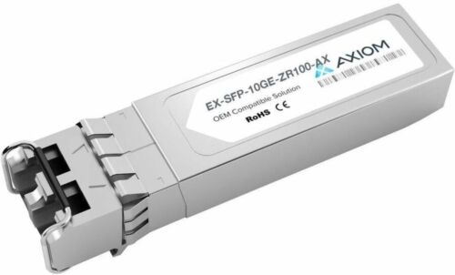 Axiom EX-SFP-10GE-ZR-AX AXIOM 10GBASE-ZR SFP+ TRANSCEIVER FOR JUNIPER - EX-SFP-10GE-ZR - SINGLE-MODE FIB