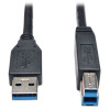 EATON TRIPP LITE SERIES CONNECTIVIT U322-010-BK 10FT USB EXTENSION CABLE USB MM USB 3.0 SUPERSPEED DEVICE A/B BLACK
