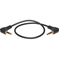 EATON TRIPP LITE SERIES CONNECTIVIT P312-001-2RA 1FT MINI STEREO AUDIO CABLE WITH 2 RIGHT ANGLE PLUGS 3.5MM M/M