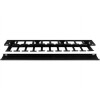 Startech CMDUCT1UX 1U HORIZONTAL FINGER DUCT RACK CABLE MANAGEMENT PANEL WITH COVER - SERVER RACK C