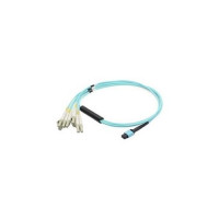 Addon ADD-MPO-4LC20M5OM3 ADDON 20M MPO/UPC TO 4XLC DUPLEX (8XLC)/UPC AQUA OM3 OFNR (RISER-RATED) 8-STRAND