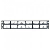 Panduit CPPL48WBLY 48PT PATCH PANEL W/ LBL