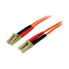 Startech 50FIBLCLC15 15M MULTIMODE FIBER OPTIC CABLE OM2 LC/LC 50/125 LSZH FIBER CABLE