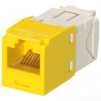 Panduit CJ688TGYL MINICOM MOD CAT6 UTP 8POS 8WIRE UNIV YLW.