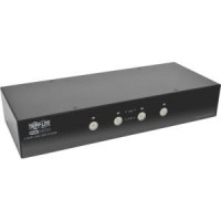 Eaton B004-DPUA4-K EATON TRIPP LITE SERIES 4-PORT DISPLAYPORT KVM SWITCH WITH AUDIO, CABLES AND USB