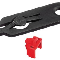 Panduit PSL-DCJB-C JACK MOD BLOCK OUT DEV 100 BLOCK OUT RED