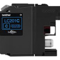 Brother LC201C INNOBELLA STANDARD YIELD CYAN INK CARTRIDGE (YIELDS APPROX. 260 PAGES IN ACCORDA