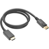 P582-003-V2-ACT 3FT DISPLAYPORT TO HD ADAPTER ACTIVE DP TO HD W/LATCHES 4KX2K M/M