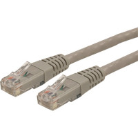 Startech C6PATCH2GR 2FT GRAY CAT6 ETHERNET CABLE DELIVERS MULTI GIGABIT 1/2.5/5GBPS & 10GBPS UP TO 1