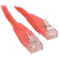 Startech C6PATCH2RD 2FT RED CAT6 ETHERNET CABLE DELIVERS MULTI GIGABIT 1/2.5/5GBPS & 10GBPS UP TO 16
