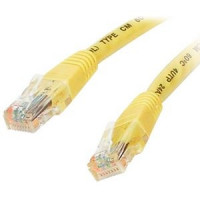 Startech C6PATCH4YL 4FT YELLOW CAT6 ETHERNET CABLE DELIVERS MULTI GIGABIT 1/2.5/5GBPS & 10GBPS UP TO