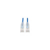 EATON TRIPP LITE SERIES CONNECTIVIT N201-S05-BL 5FT CAT6 PATCH CABLE SLIM BLUE GIGABIT MOLDED SNAGLESS UTP PVC M/M