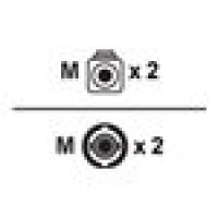 Axiom LCSTMD6O-25M-AX AXIOM LC/ST OM1 FIBER CABLE 25M