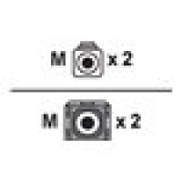 Axiom LCSCMD5O-15M-AX AXIOM LC/SC OM2 FIBER CABLE 15M