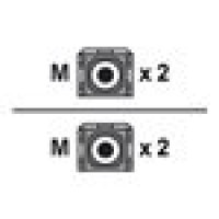 Axiom SCSCMD5O-8M-AX AXIOM SC/SC MULTIMODE DUPLEX OM2 50/125 FIBER OPTIC CABLE 8M