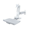 Startech MONSTADJDL MONITOR RISER STAND WITH DRAWER COMPUTER SCREEN HEIGHT ADJUSTABLE