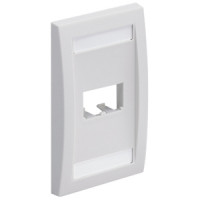 Panduit CFPE2WHY V FACEPLATE 2PT SGL GANG EXECUTIV