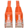 EATON TRIPP LITE SERIES CONNECTIVIT N201-002-OR 2FT CAT6 PATCH CABLE ORANGE M/M SNAGLESS MOLDED UTP RJ45