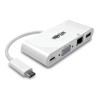 Eaton U444-003-V EATON TRIPP LITE SERIES USB-C TO VGA ACTIVE ADAPTER CABLE (M/M), BLACK, 3 FT. (0