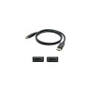Addon DISPLAYPORT1F-5PK 5PK 1FT DISPLAYPORT M/M BLACK CABLE