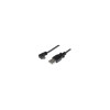 Startech USBAUB50CMRA RIGHT ANGLE MICRO USB CABLE 1.5FT USB TO MICRO B CHARGING CORD