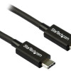Startech TBLT34MM50CW AV CABLES - THUNDERBOLT 3 USB-C (24-PIN) (40GBPS) LEFT CONNECTOR - MALE LEFT GEN