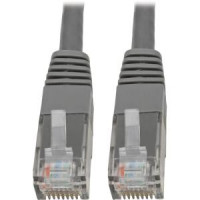 EATON TRIPP LITE SERIES CONNECTIVIT N200-010-GY 10FT CAT6 CAT5 PATCH CABLE RJ45 GIGABIT MOLDED M/M 550MHZ GRAY