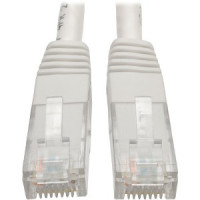 EATON TRIPP LITE SERIES CONNECTIVIT N200-006-WH 6FT CAT6 CAT5E PATCH CABLE RJ45 GIGABIT MOLDED M/M 550MHZ WHITE