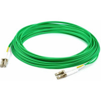 Addon ADD-LC-LC-2M6MMF-GN ADDON 2M LC (MALE) TO LC (MALE) OM1 STRAIGHT GREEN DUPLEX FIBER OFNR (RISER-RATE