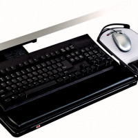 3M AKT80LE ADJUSTABLE KEYBOARD TRAY,KNOB ADJUST ARM