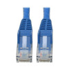 EATON TRIPP LITE SERIES CONNECTIVIT N201-06N-BL 6IN CAT6 BLUE UTP GIGABIT SNAGLESS MOLDED M/M RJ45 PATCH CABL