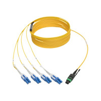 Eaton N390-05M-8LC-AP EATON TRIPP LITE SERIES MTP/MPO (APC) TO 4XLC (UPC) SINGLEMODE BREAKOUT PATCH CA