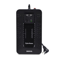Cyber Power ST900U CYBERPOWER ST900U - UPS - COMPACT - STANDBY - OUTPUT 120 VAC+/-5% - 500WATT - 90