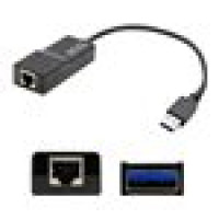 Addon USB302NIC-5PK ADDON 5 PACK OF USB 3.0 (A) MALE TO RJ-45 FEMALE BLACK ADAPTER