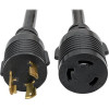 P041-014 14FT HEAVY-DUTY 30A 10 AWG L6-30P TO L6-30R PWR EXTENSION CORD