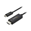 Startech CDP2HD3MBNL BLACK 10FT/3M USB TYPE C DP ALT MODE HBR2 TO HDMI 2.0 CABLE 4K 60HZ/1080P / 7.1