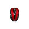 Adesso IMOUSES60R ADESSO RED 2.4GHZ WIRELESS OPTICAL MINI MOUSE, WITH PROGRAMMABLE DRIVER, 4-WAY