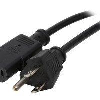 Startech PXT101 6FT (1.8M) 18AWG FLEXIBLE COMPUTER POWER CORD W/ NEMA 5-15P AND IEC 60320 C13 CO