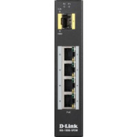 D-Link DIS-100G-5PSW 5-PORT GIGABIT POE UNMANAGED HARDENED INDUSTRIAL DIN-RAIL SWITCH WITH 1 SFP - DI