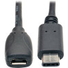 EATON TRIPP LITE SERIES CONNECTIVIT U040-000-MIC-F USB C TO USB MICRO-B ADAPTER USB 2.0 HI-SPEED USB TYPE C COMPACT