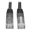 N200-020-BK 20FT CAT6 PATCH CABLE M/M BLACK GIGABIT MOLDED UTP PVC RJ45 550MHZ