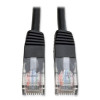 EATON TRIPP LITE SERIES CONNECTIVIT N002-025-BK 25FT CAT5E BLACK PATCH CABLE MOLDED RJ45 M/M 350MHZ PVC UTP