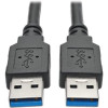 Eaton U320-006-BK USB CABLE - USB 3.0 A LEFT CONNECTOR - MALE LEFT GENDER - USB 3.0 A RIGHT CONNEC