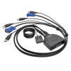 Eaton B032-VU2 EATON TRIPP LITE SERIES 2-PORT USB/VGA CABLE KVM SWITCH WITH CABLES AND USB PERI
